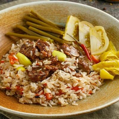 Плов узбекский в Баклажан в ТЦ 