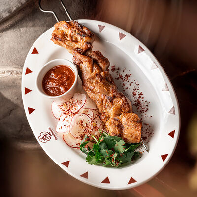 Шашлык из куриного бедра в ЮжанеГорожане по цене 678 ₽