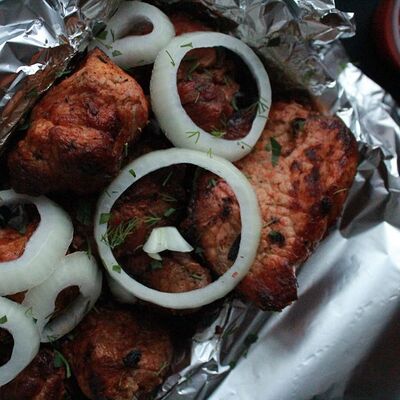 Шашлык Шея Свиная в Батя Мангал по цене 2500 ₽