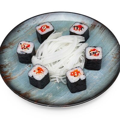 Маки с паприкой в Мега ролл по цене 240 ₽