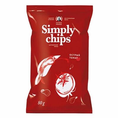Чипсы Симпл Острый томат в Хмель и солод по цене 123 ₽