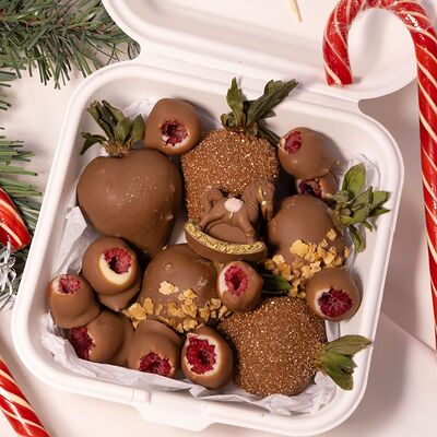 Бенто зимнийв Клубникисс по цене 2000 ₽