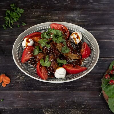 Салат с хрустящими баклажанами в Ассадо по цене 640 ₽