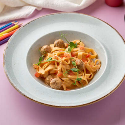 Тальятелле с тефтелями из индейки в Plov Project по цене 370 ₽