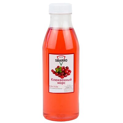 Клюквенный морс в Сбарро по цене 189 ₽