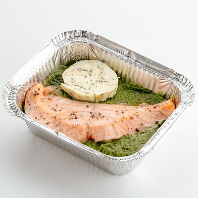 Лосось на картофельной подушке в Уха из петуха по цене 23 р.