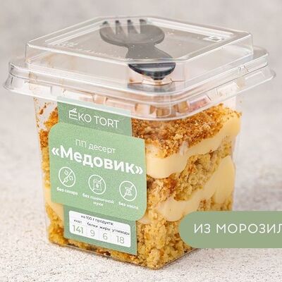 Медовик в Экоторт по цене 280 ₽