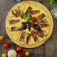 Яичница с бастурмой в Чанахи