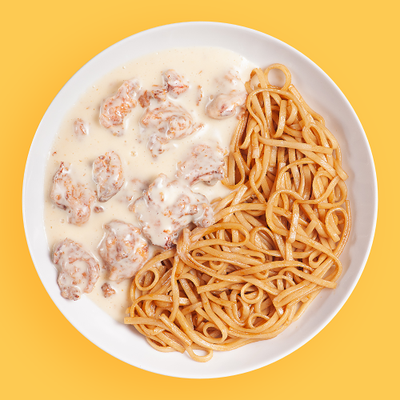 Курица в Сырном соусе яндекс в Фьюжн экспресс по цене 330 ₽