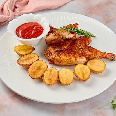Цыпленок табака с картофелем в Территория вкуса Novelty по цене 1400 ₽