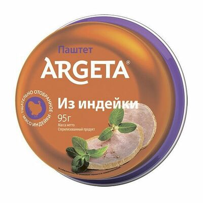 Паштет из индейки, Argeta, Словения в Азбука Вкуса Экспресс Меню по цене 113 ₽