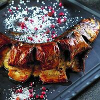 Скумбрия из коптильни со свежими овощами в ЛарисуВаннуХочу
