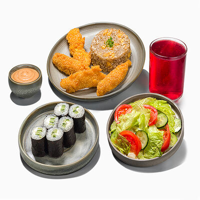 Бенто ланч с курицей в Вкус и лосось по цене 690