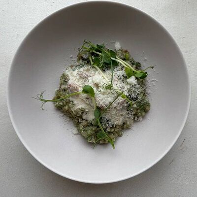 Гречотто со шпинатом и белыми грибамив Lemon Tree на 25 октября 47 по цене 780 ₽