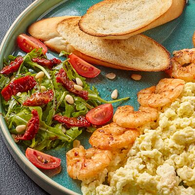 Скрэмбл с креветками в Новые Лица по цене 930