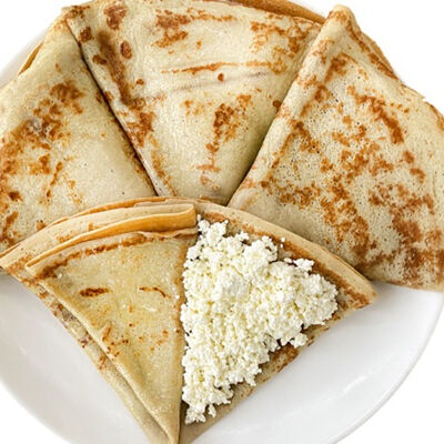 Блинная тарелка с творогом в Блинная для друзей по цене 1095 ₽