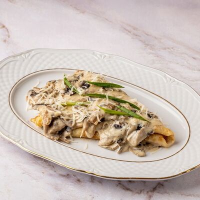 Блинчик с грибным жюльеном в Кофейня Пенка по цене 460 ₽