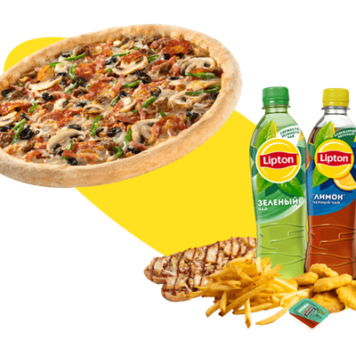 Сет с Lipton в Папа Джонс по цене 2330 ₽