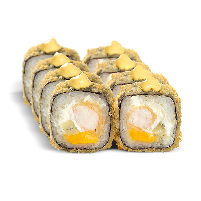 Ролл Жареный эби темпура (панко) в Автосуши по цене 696 ₽