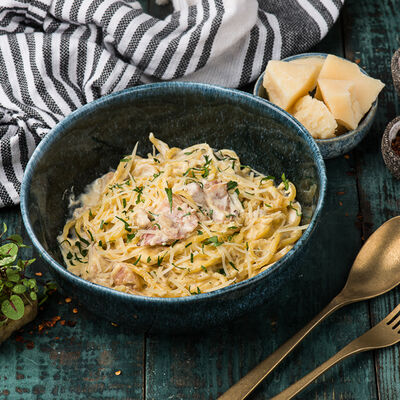 Спагетти Карбонара в ЛарисуВаннуХочу по цене 490