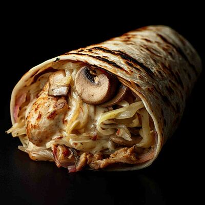 Шаурма с курицей и грибами в Еда Да по цене 546 ₽
