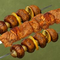 Сет Телятина и грибы в Шашлычара