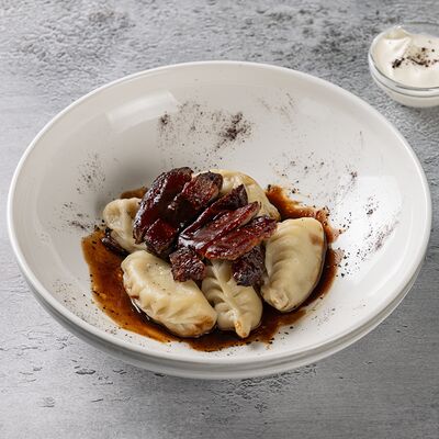 Пельмени с мраморной говядиной в Ресторанчик по цене 620 ₽