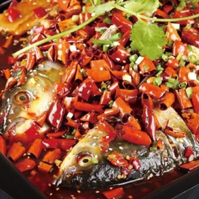 Запеченная рыба Хуанхэ в ГУаНЬ ЯНЬ по цене 3100 ₽