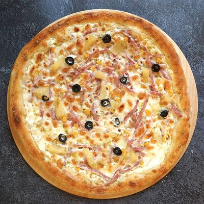 Гавайская с ананасом и ветчиной в Сыр да мука по цене 980 ₽