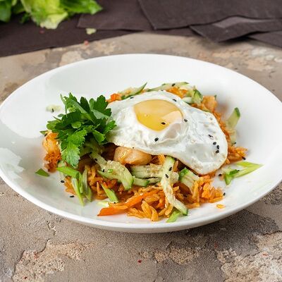 Рис Сингапур с креветкой в Дворец свадеб по цене 440 ₽