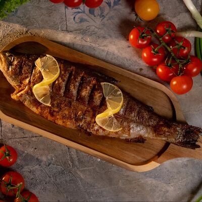 Форель на мангале в Шашлычок по цене 1200 ₽