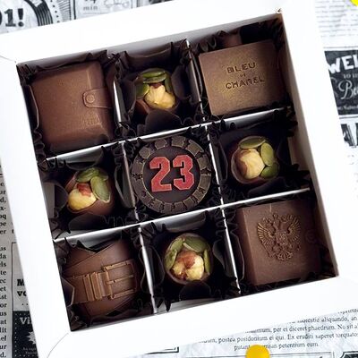 Набор из шоколада 23 февраля в Tortterry по цене 960