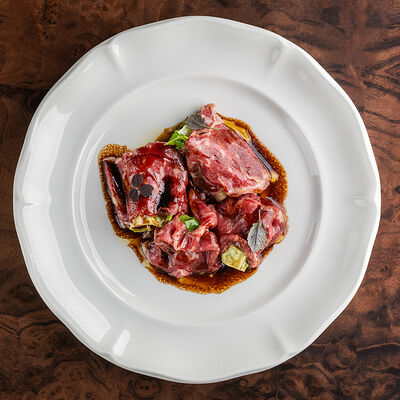 Карпаччо из мраморной говядины в Чочо по цене 1500 ₽