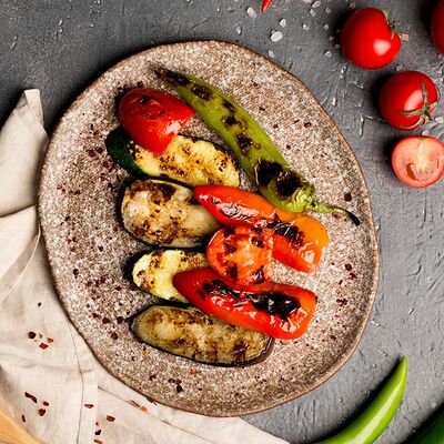 Овощи с мангала в A Food по цене 250