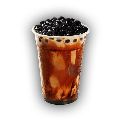 Молоко с чёрной тапиокой в The TAP Bubble Tea по цене 450 ₽