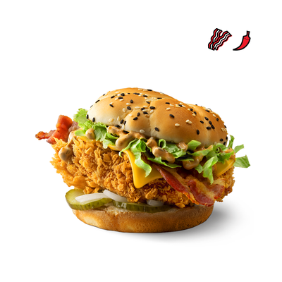 Шефбургер Де Люкс острый в ROSTIC’S по цене 239 ₽