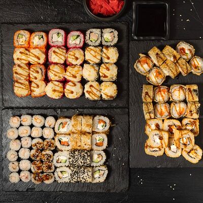 Сет №4 Большая вечеринка в Суши мастер по цене 6251 ₽