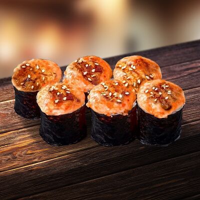 Мини-роллы под спайси-соусом в Суши Рай по цене 480 ₽