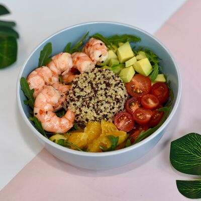 Боул Fitness с киноа и креветками в Pokemania по цене 1119 ₽