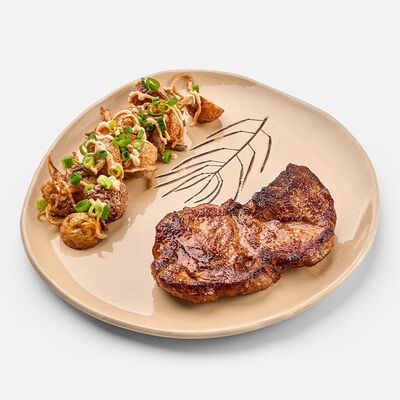 Стейк из свинины в Сахар по цене 1010 ₽