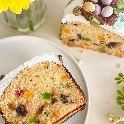 Кулич творожный с цукатами и сухофруктами в Tortterry по цене 1310