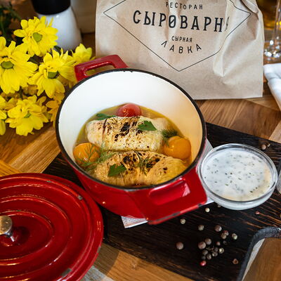 Голубцы с лососем и сыром Рикотта в Сыроварня по цене 1250 ₽