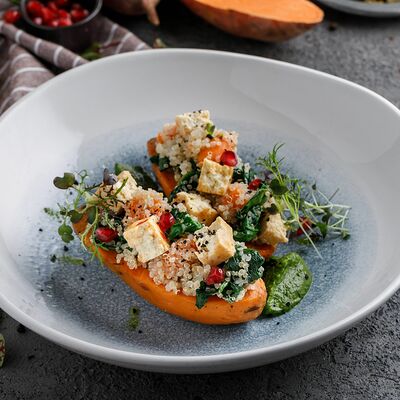 Батат с маринованным тофу в Пряности & Радости на Васильевском по цене 590