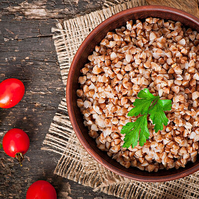 Греча отварная в Три печки по цене 130 ₽