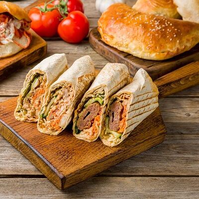 Люля-кебаб в лаваше в Шаурма от души по цене 430 ₽