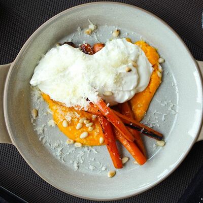 Морковь гриль со сливочным кремом в Мясо & Рыба по цене 330