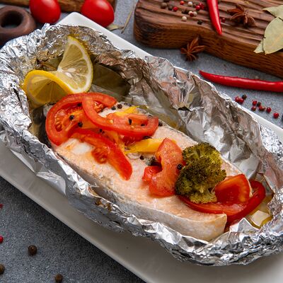 Сёмга с овощами на парув Звёздная ночь по цене 1560 ₽