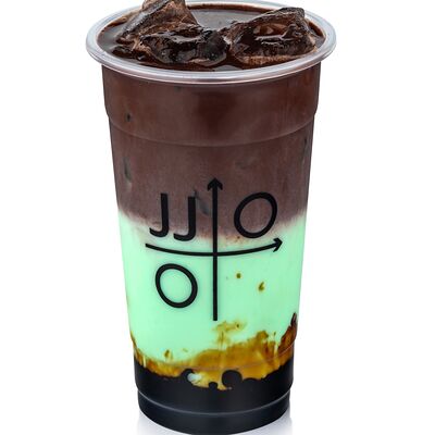 Какао Мята с карамельной тапиокой в Jinju Bubble Tea по цене 660 ₽