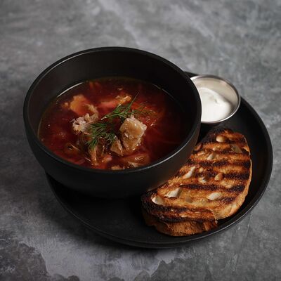 Копченый борщ в Гриль Босс по цене 710 ₽