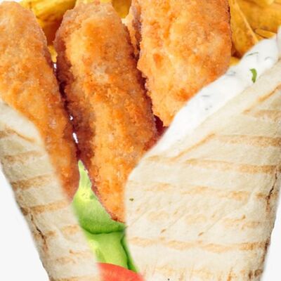 Гирос мини с наггетсами в Мистер Гирос по цене 310 ₽